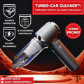 Turbo-Car Cleaner™: Aspiradora Portátil Inalámbrica Recargable