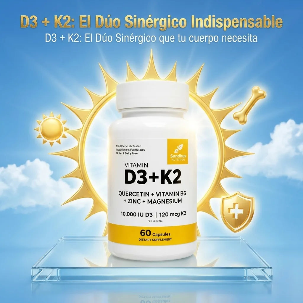VITAMIN D3K2 - La vitamina D es conocida como la "vitamina del sol"