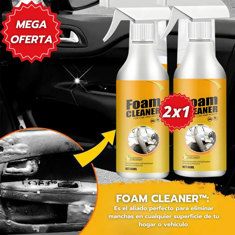 Oferta Especial 2x1: Foam Cleaner™ - Espuma Limpiadora Profesional Multiusos (Copia)