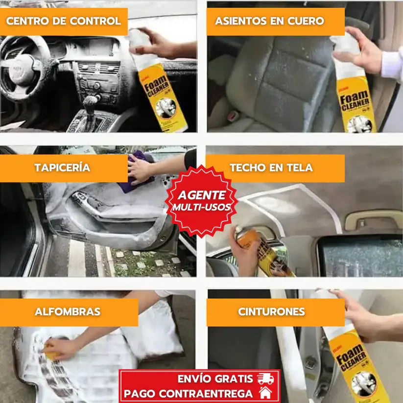 Oferta Especial 2x1: Foam Cleaner™ - Espuma Limpiadora Profesional Multiuso