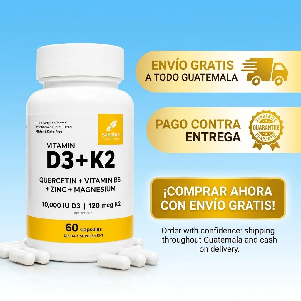 VITAMIN D3K2 - La vitamina D es conocida como la "vitamina del sol"